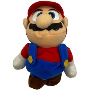 Vintage 1997 Nintendo 64 Super Mario Plush Beanbag Collectible w/ Tag